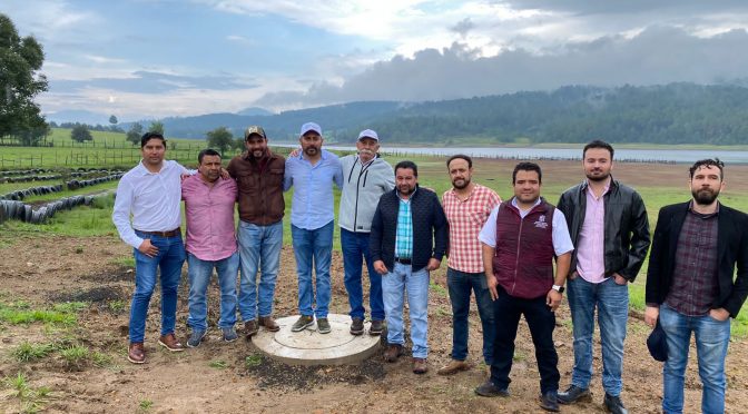Supervisa CEAC avances de saneamiento en la presa Mata de Pinos