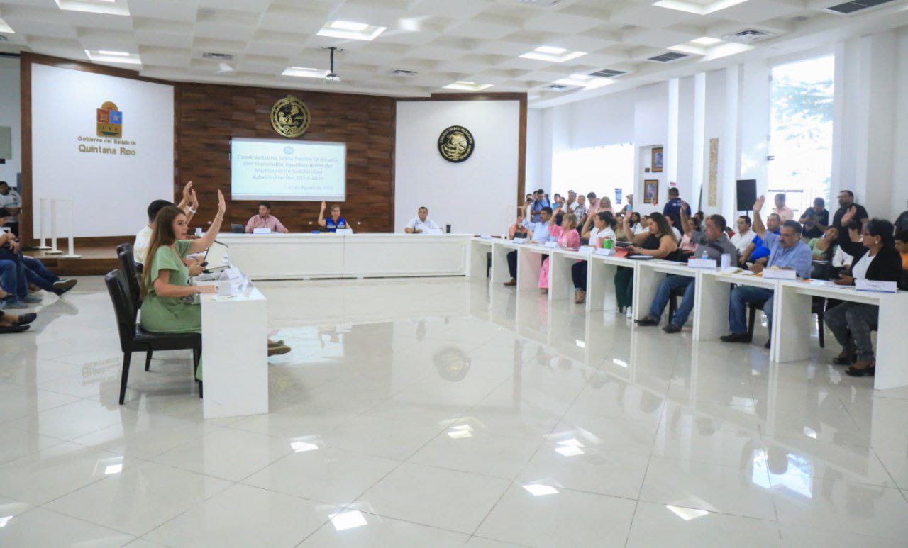 Aprueba Cabildo beneficio a jóvenes, servidores públicos e iniciativa de creación del reglamento de espectáculos – H. Ayuntamiento de Solidaridad