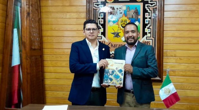 Bedolla destinó 15 millones para obras y acciones sociales en Charapan
