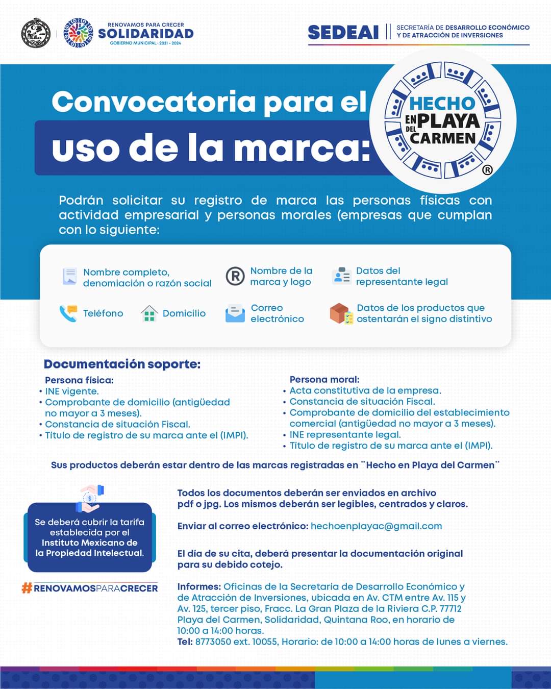 Gobierno invita a formar parte de “Hecho en Playa del Carmen” – H. Ayuntamiento de Solidaridad
