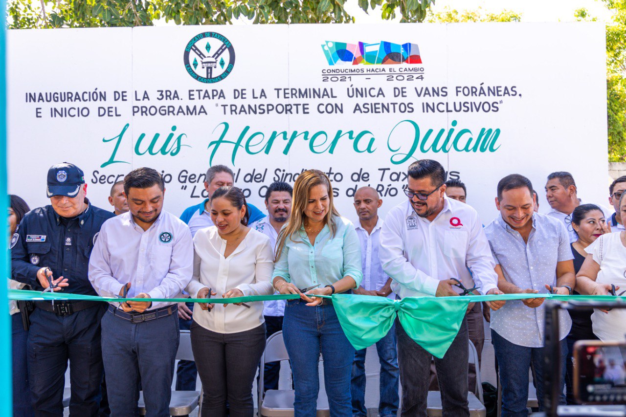 Lili Campos a favor de servicios dignos para usuarios de transporte – H. Ayuntamiento de Solidaridad