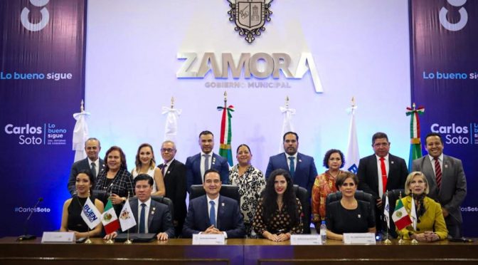 Sin distingos, apoyo total de Bedolla a Zamora con 628 millones en obras
