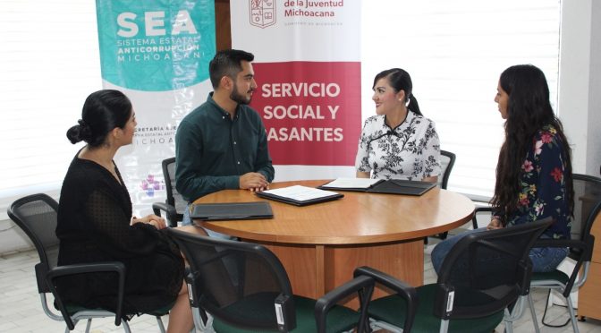 Sistema Estatal Anticorrupción invita a jóvenes a realizar su servicio social