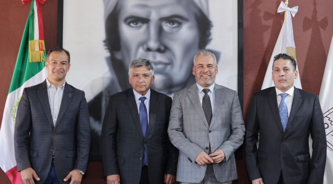Bedolla y FGR refrendan coordinación estratégica para preservar la paz