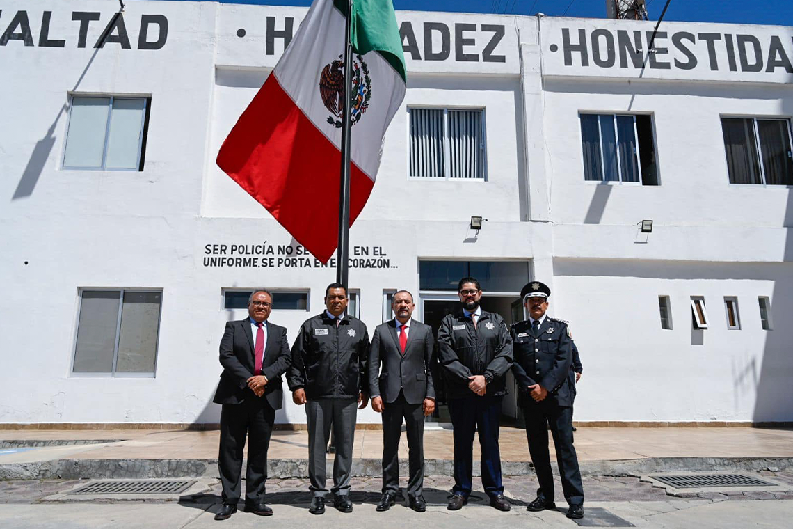 Boletín 215.-Miguel Gutiérrez recibe a la Gobernadora Delfina Gómez para Mesa de Coordinación para la Construcción de la Paz