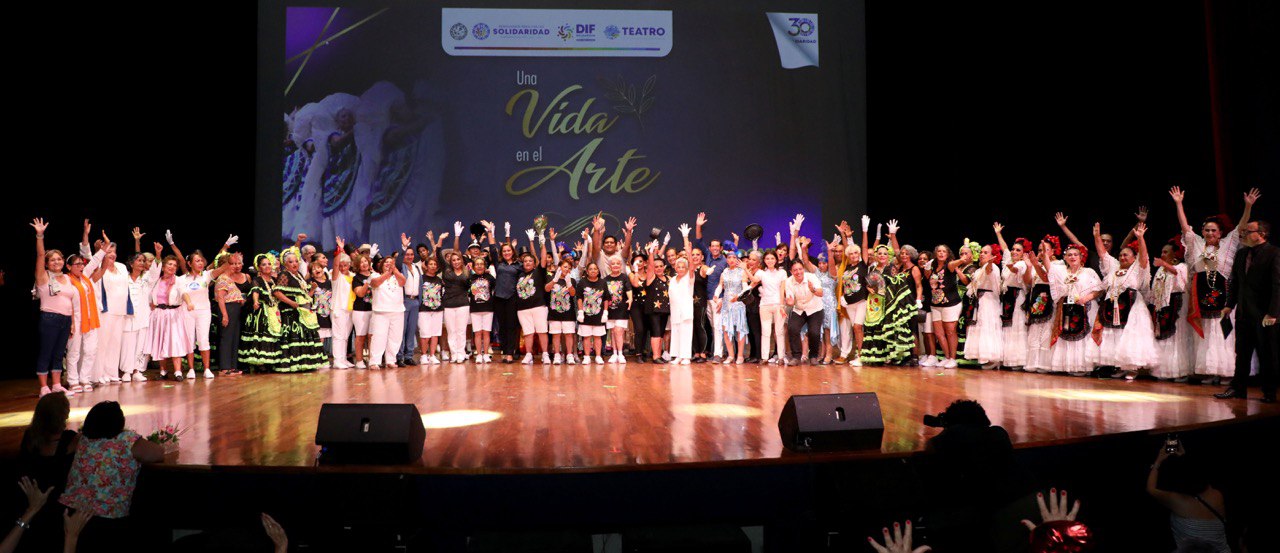 Celebran adultos mayores “Una Vida en el Arte” – H. Ayuntamiento de Solidaridad