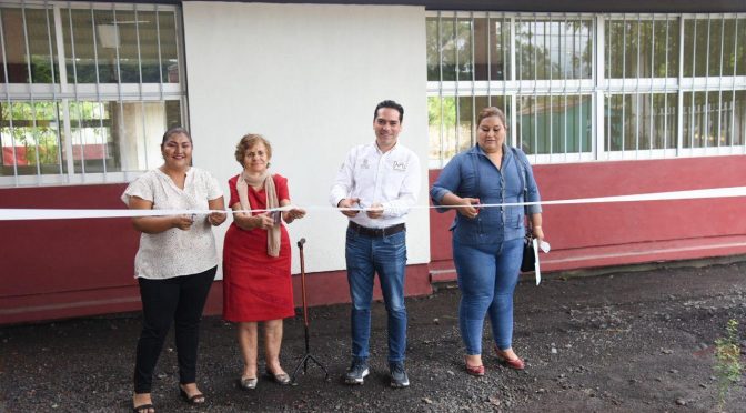 Concluye SCOP reconstrucción de escuelas dañadas por sismo en Apatzingán