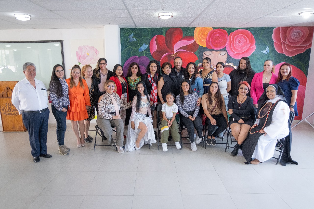 MUESTRAN TALENTO DE MUJERES COACALQUENSES EN EXPOSICIÓN DE ARTE