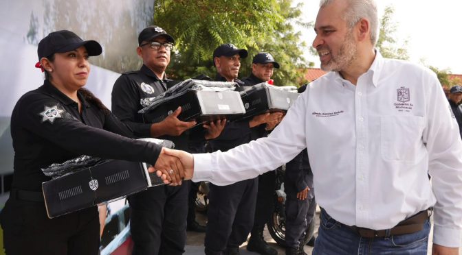 Para fortalecer seguridad Gobierno de Bedolla destinó 935 mdp