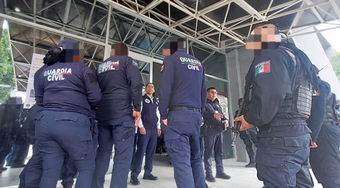 SSP separa del cargo a 5 elementos por agresión a joven y los presenta ante FGE