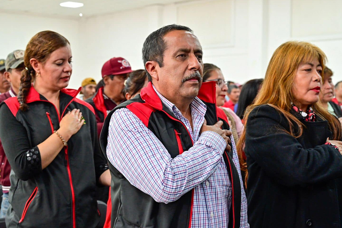 Boletín 224.- Miguel Gutiérrez firma convenio con el SUTEYM Chalco