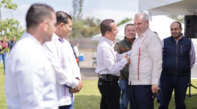 Convoca Bedolla a la unidad para preservar fondos para obra, agua, educación y seguridad