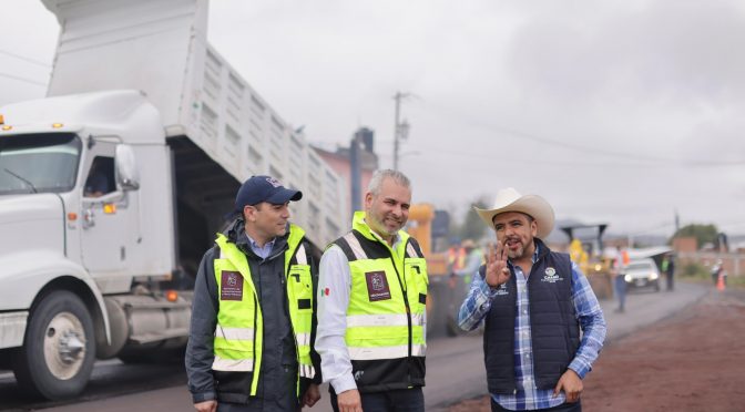 Continúa Bedolla supervisión de obras regionales Faeispum