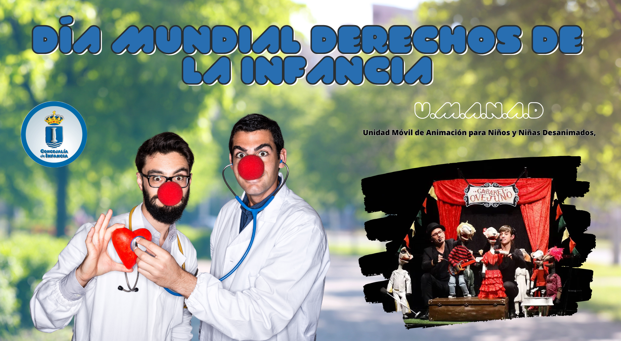 Este sábado, 25 de noviembre, Gran Fiesta Infantil y espectáculo de títeres por los Derechos de la Infancia en el Parque América de Humanes