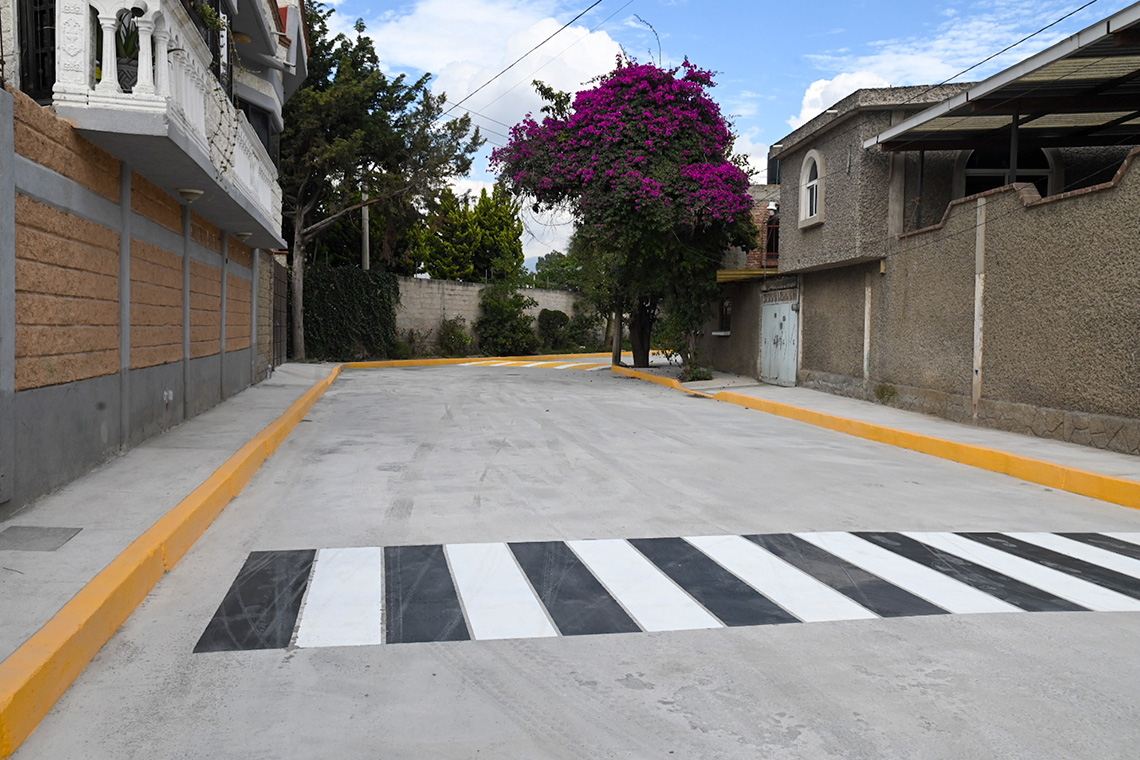 Boletín 245.- Miguel Gutiérrez entrega pavimentación en San Marcos Huixtoco