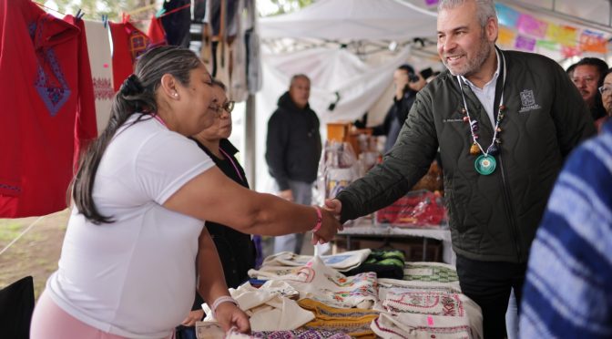 Inaugura Bedolla Tianguis de Occidente con más de 500 artesanos