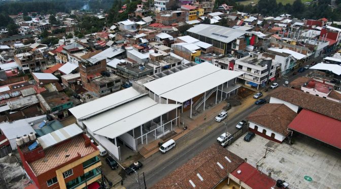 Se invierten 52 mdp en construcción del mercado de Cherán: SCOP