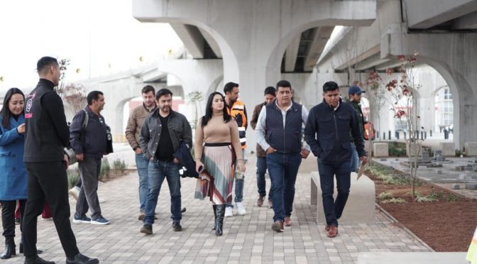 Sedum supervisa avances de obras en bajopuente de Mil Cumbres y accesos del CREE