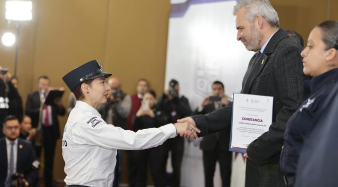 Unidos se construye un estado de paz; Bedolla reconoce labor de la Guardia Civil