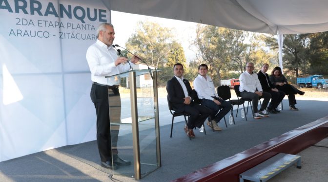 Arranca construcción de planta Arauco en Zitácuaro; será la más grande del país