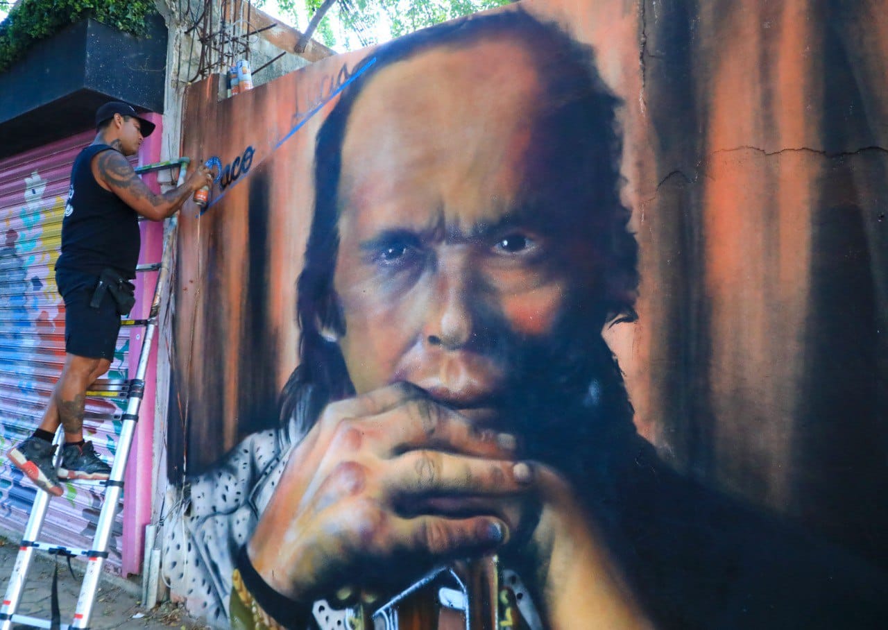 Realizan mural en honor a Paco de Lucía – H. Ayuntamiento de Solidaridad