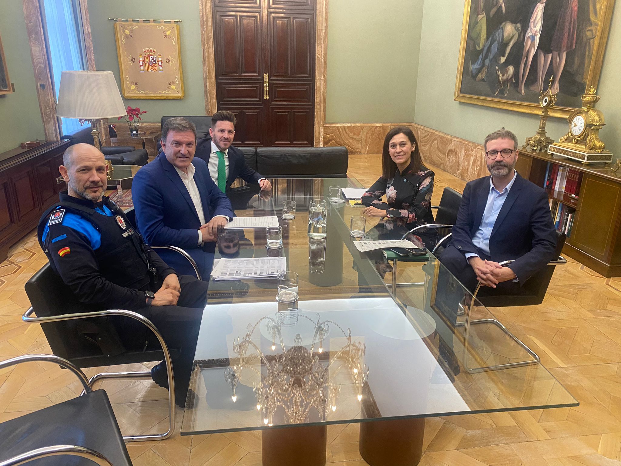 Reunión en la Delegación del Gobierno en Madrid para tratar diversos asuntos en materia de Seguridad de Humanes