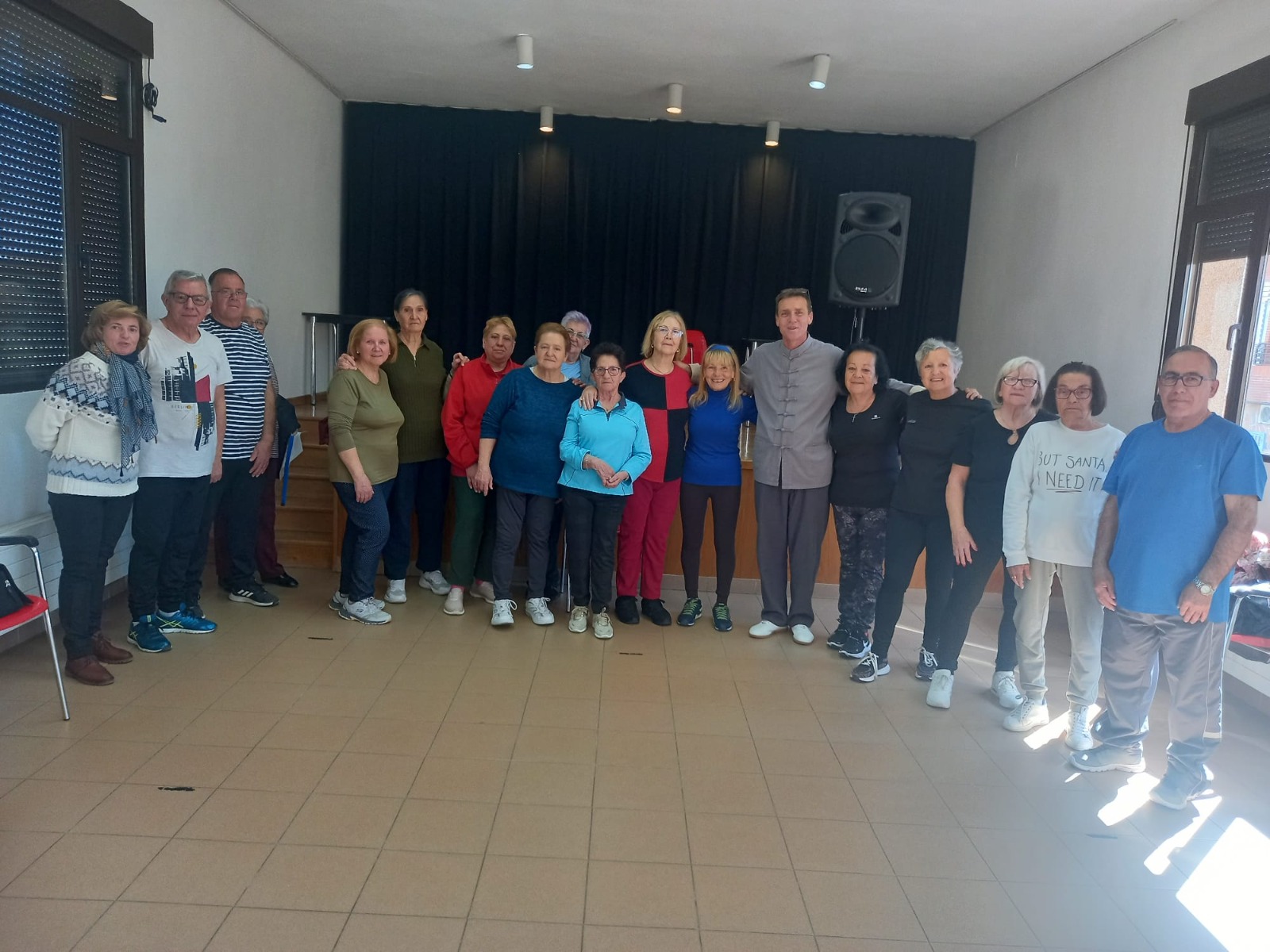 Los mayores de Humanes han disfrutado de una masterclass de Taichi-Chikun