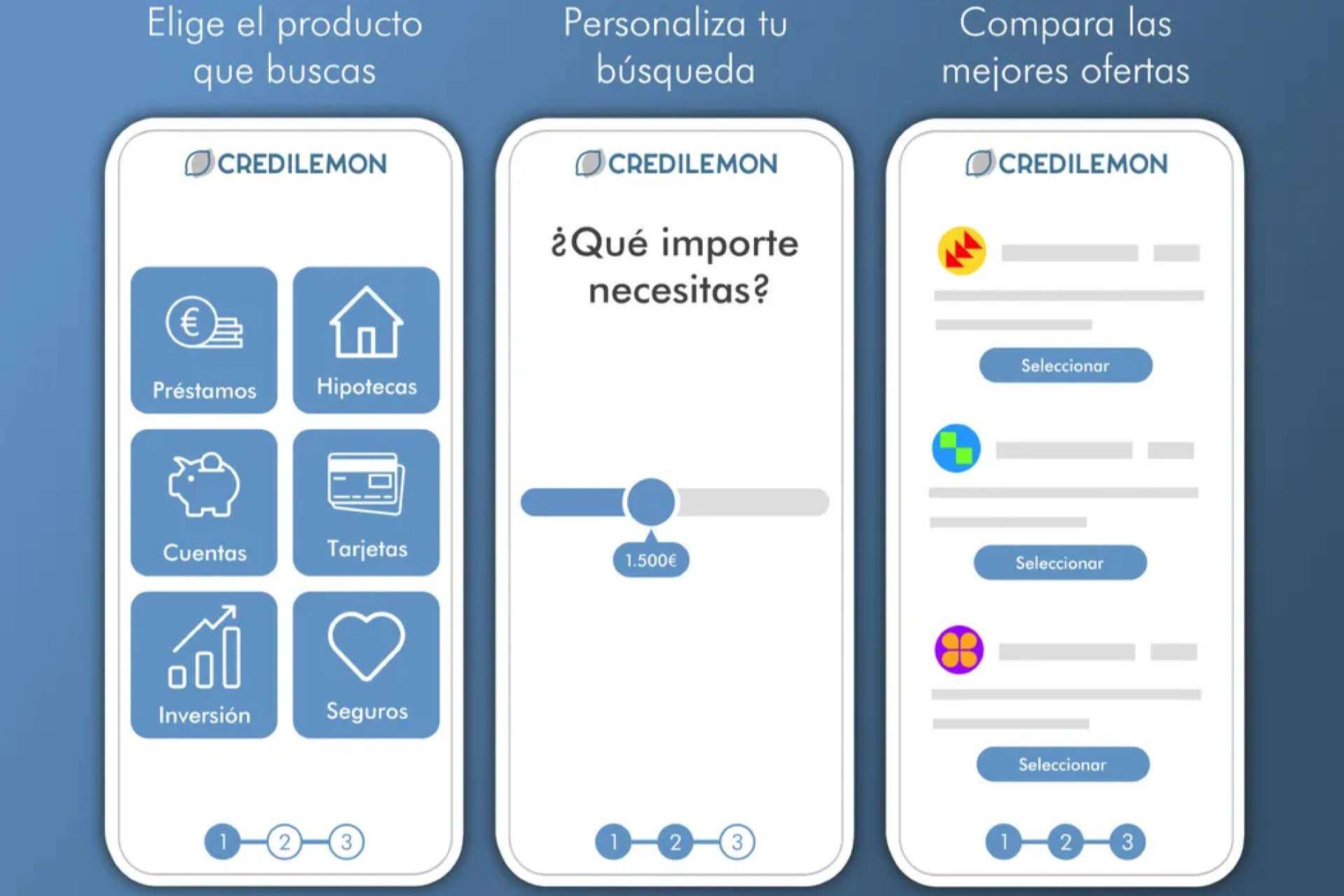 En Credilemon es posible comparar más de 50 opciones de préstamos personales y microcréditos